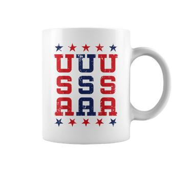 4Th Of July Celebration Independence America Flag Vintage Coffee Mug - Monsterry AU