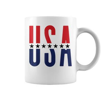 4Th Of July Celebration Independence Fireworks America Flag Coffee Mug - Monsterry