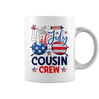 4Th Of July Cousin Crew Patriotic Cousin Matching American Coffee Mug | Mazezy