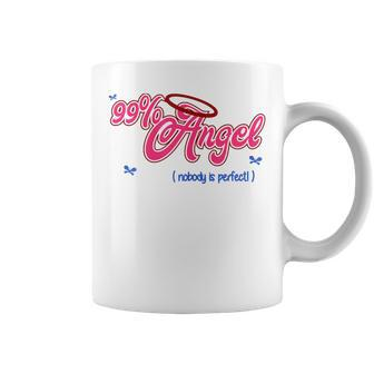 99 Angel Y2k Aesthetic Fashion 2000 Vintage Trendy Hot Pink Coffee Mug | Mazezy