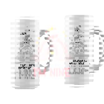 9Th Birthday Outfit Girl 9 Yrs Old Cow Girl Moo Moo Im Nine Coffee Mug | Mazezy