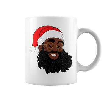 African American Santa Claus Christmas T Coffee Mug | Mazezy