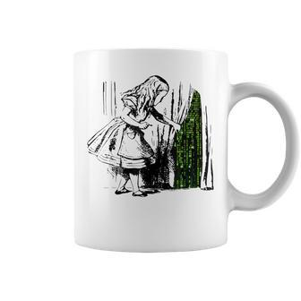 Alice In Matrix Land Programmer Coffee Mug - Monsterry CA