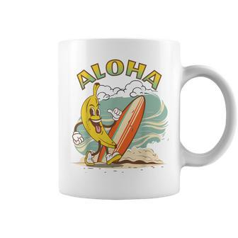 Aloha Hawaii Hawaiian Island Surf Coffee Mug - Seseable