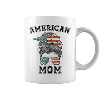 American Mom 4Th Of July Independance Day Gifts For Mom Funny Gifts Coffee Mug | Mazezy