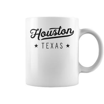 American Pride Retro Houston Texas American Pride Usa Gift Coffee Mug | Mazezy