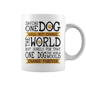 Animal Dog Lovers - Dog Rescue - Saving Coffee Mug | Mazezy