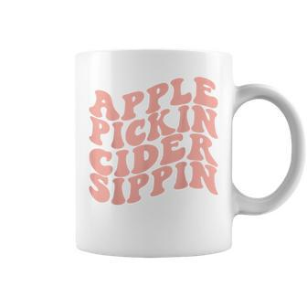Apple Pickin Cider Sippin Apple Picking Crew Harvest Season Coffee Mug - Monsterry UK