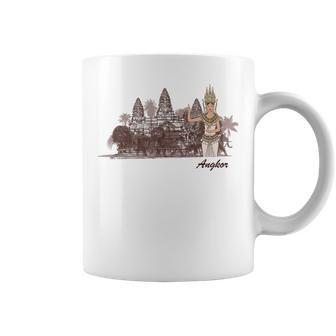 Apsara Angkor Wat Cambodia Coffee Mug | Mazezy CA