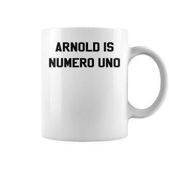 Arnold Is Numero Uno Movie Documentary Workout T Coffee Mug | Mazezy