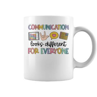 Autism Communication Looks Different For Everyone Coffee Mug - Seseable