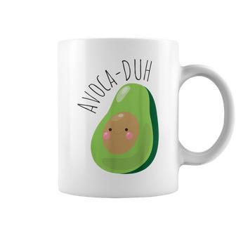 Avoca-Duh Avocado Vegan Vegetarian Avocado Coffee Mug | Mazezy