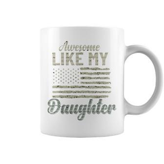 Awesome Like My Daughters Family Lovers Funny Fathers Day Coffee Mug | Mazezy