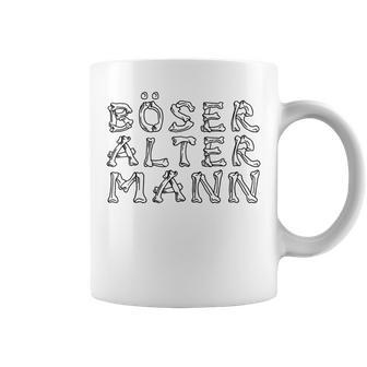 Bad Old Man In Bone Lettering Coffee Mug | Mazezy