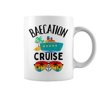 Baecation Cruise His And Her Couples Matching Vacation Ship Coffee Mug - Monsterry UK