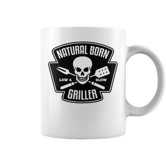 Barbecue Natural Born Griller Funny Grill Master Gift Coffee Mug - Thegiftio UK