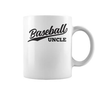 Baseball Uncle 1970S Retro Cursive Font Coffee Mug | Mazezy