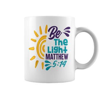 Be A Nice Human - Be The Light Matthew 5 14 Christian Coffee Mug | Mazezy