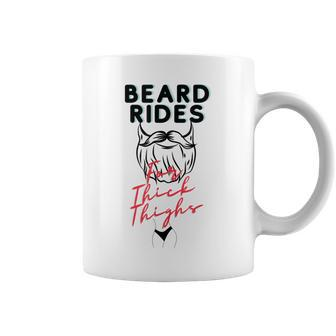 Beard Rides For Thick Thighs Coffee Mug | Mazezy