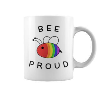 Bee Proud Lgbt Pocket T - Lesbian Gay Bi Trans Pride Coffee Mug | Mazezy