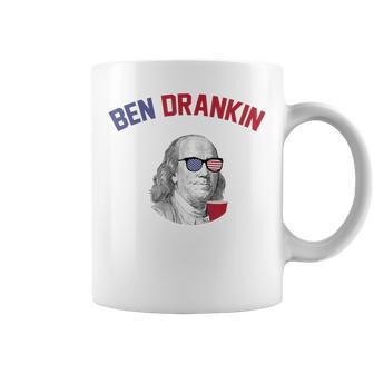 Ben Drankin T Fourth Of July Patriotic Drinking Beer Coffee Mug | Mazezy