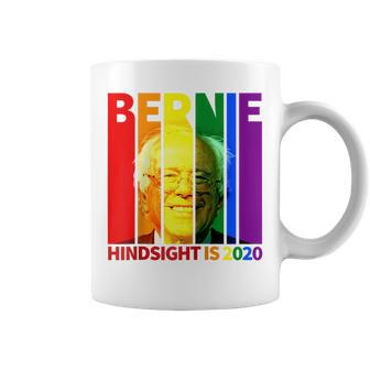 Bernie Sanders Gay Pride Hindsight Is 2020 Lgbt Coffee Mug | Mazezy