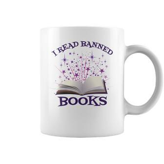 Bibliophile Book Nerd I Read Banned Books Coffee Mug | Mazezy