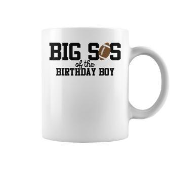 Big Sister Of The Birthday Boy Football Lover First Birthday Coffee Mug - Monsterry CA