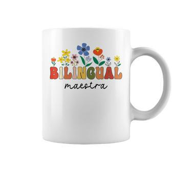 Bilingual Spanish Teacher Dual Language Maestra Latina Coffee Mug | Mazezy DE