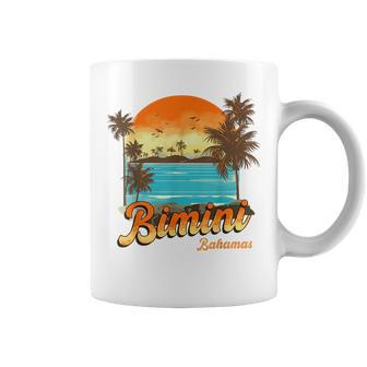 Bimini Bahamas Beach Summer Vacation Palm Sunset Bahamas Funny Gifts Coffee Mug | Mazezy