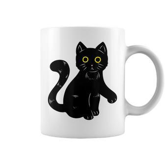 Black Cat Halloween Kids Halloween Coffee Mug | Mazezy