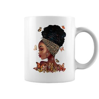 Black Girl Magic Afro Melanin Queen African American Coffee Mug - Seseable