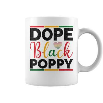 Black History Month Pride Matching Family Dope Black Poppy Coffee Mug | Mazezy