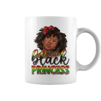 Black Melanin Little Black Princess Birthday Girl Afro Coffee Mug | Mazezy