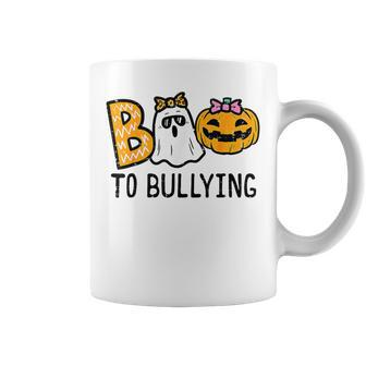 Boo Anti Bullying Halloween Orange Unity Day Girls Coffee Mug - Seseable