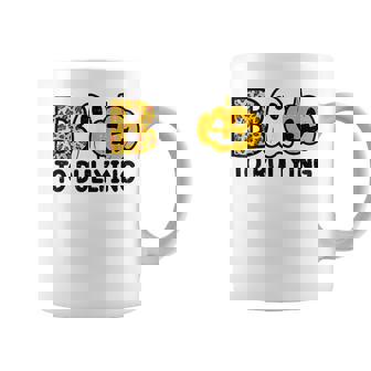 Boo To Bullying Ghost Pumpkin Orange Anti Bully Unity Day Coffee Mug | Seseable CA