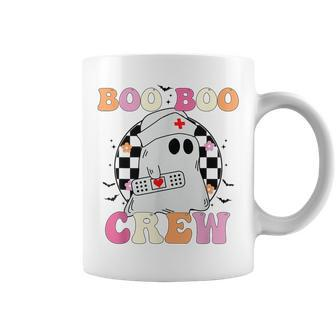 Boo Boo Crew Nurse Groovy Ghost Halloween Nurse Coffee Mug | Mazezy