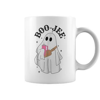 Boo Jee Boujee Halloween Costume Cute Ghost Spooky Coffee Mug - Seseable