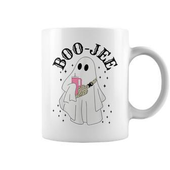 Boo Jee Ghost Halloween Spooky Season Cute Ghost Coffee Mug - Thegiftio UK