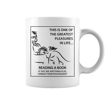 Book Reader Reading | Optical Illusion Blow Job Coffee Mug | Mazezy