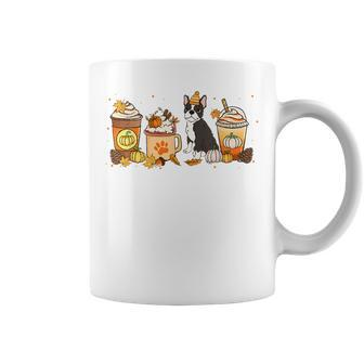 Boston Terrier Coffee Pumpkin Spice Dog Fall Thanksgiving For Coffee Lovers Coffee Mug | Mazezy
