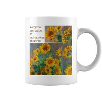 Bouquet Of Sunflowers By Claude Monet France 1881 Painting France Funny Gifts Coffee Mug | Mazezy