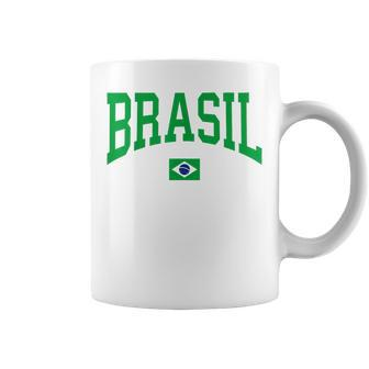 Brazil T Women Men Kids Brasil Gift Brazilian Flag Brazil Funny Gifts Coffee Mug | Mazezy UK