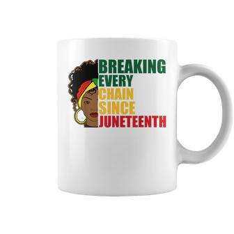 Breaking Every Chain Since 1865 Junenth 1865 Funny Gifts Coffee Mug | Mazezy