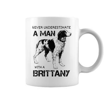 Brittany Spaniel Dad Funny Gifts For Dad Coffee Mug | Mazezy