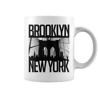 Brooklyn Vibes Brooklyn New York City Illustration Graphic Coffee Mug | Mazezy
