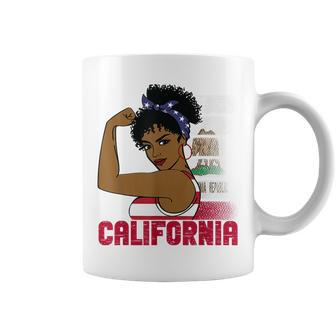 California Flag Girl California Flag State Pride Coffee Mug | Mazezy