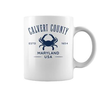 Calvert County Maryland Usa Crab Coffee Mug | Mazezy