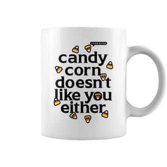 Candy Corn Doesn't Like You Either Coffee Mug | Mazezy