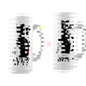What Cat Murder With Knife Horror Cat Halloween Halloween Coffee Mug | Mazezy